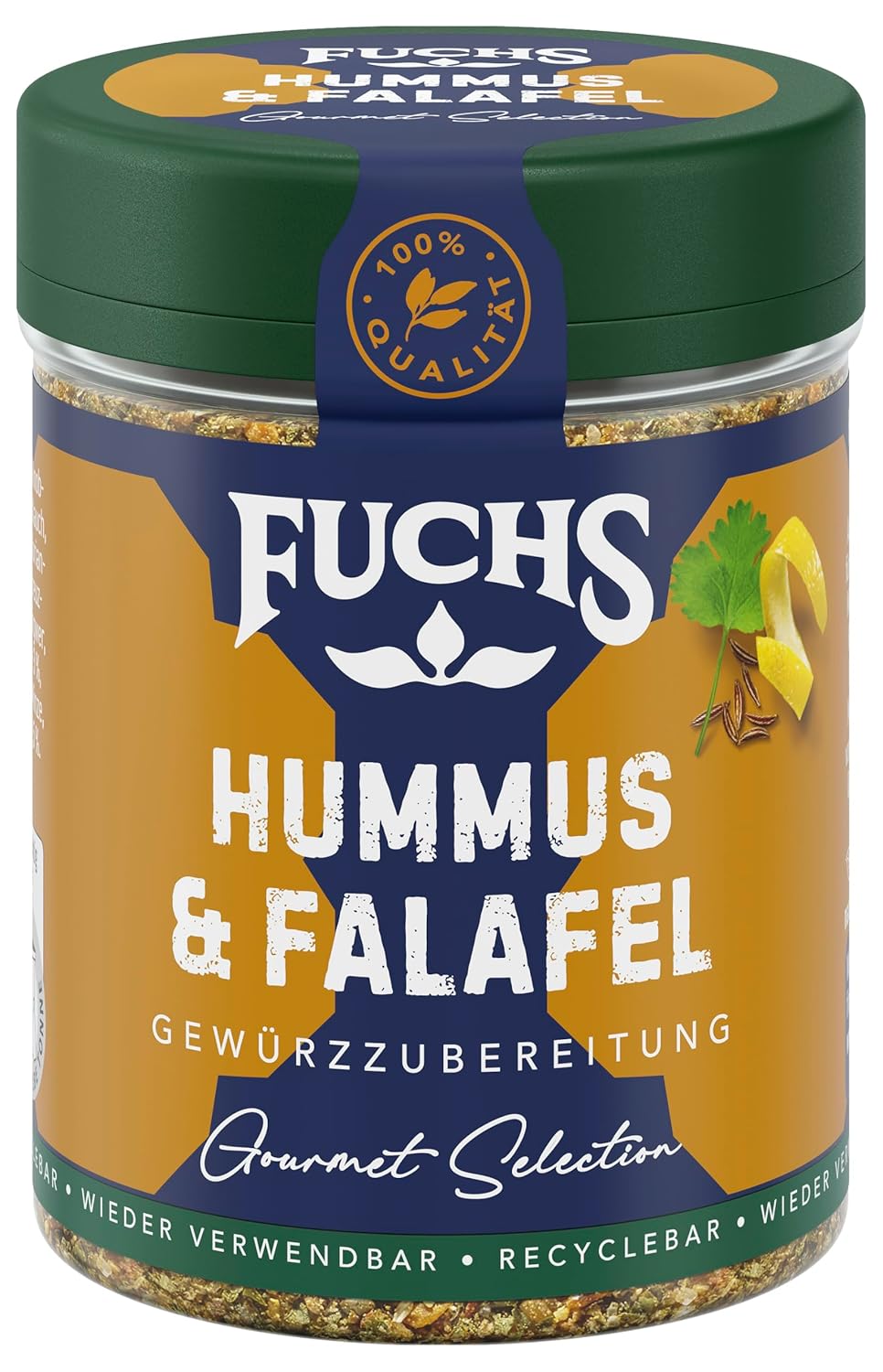 Fuchs Spices Gourmet Selection Mellemøsten/Afrika - Couscous og Bulgur Krydderiblanding Genopfyldelig krydderiblanding til krydderier Bulgurretter Vegansk 55g