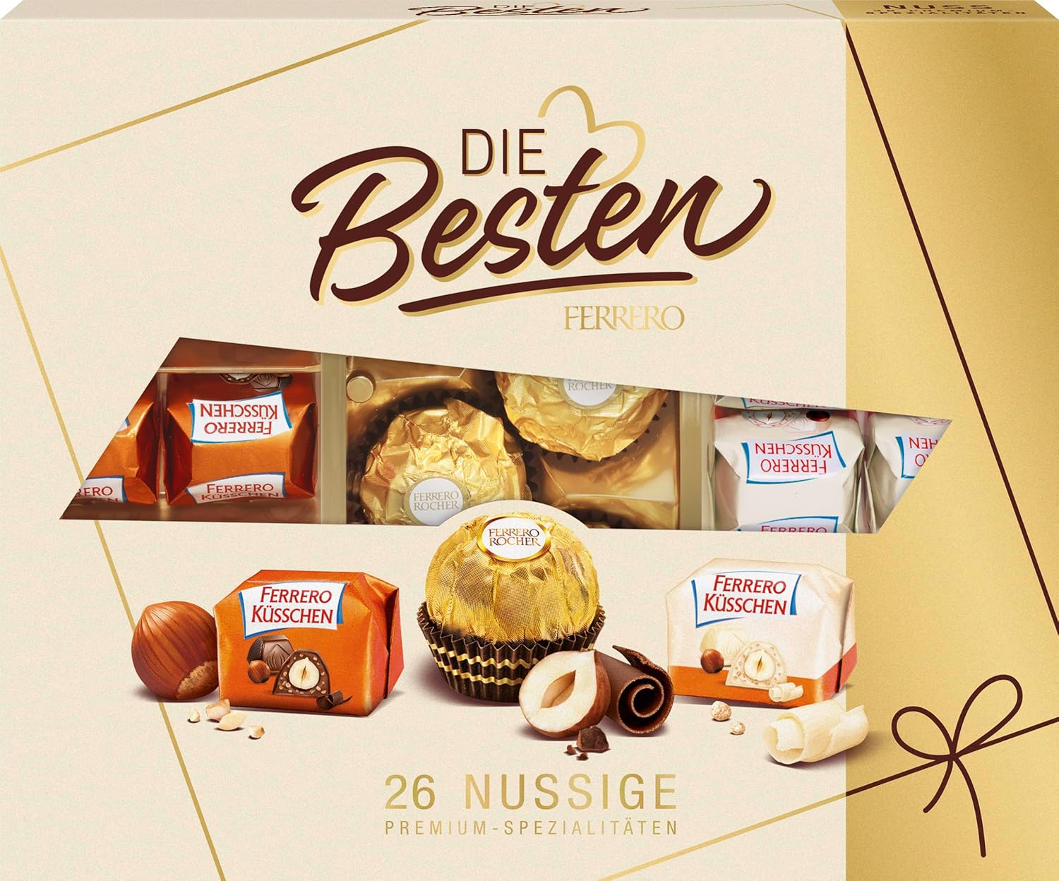Ferrero The Best Nut Edition - Chokoladegave til ham og hende med 3 premium-sortimenter