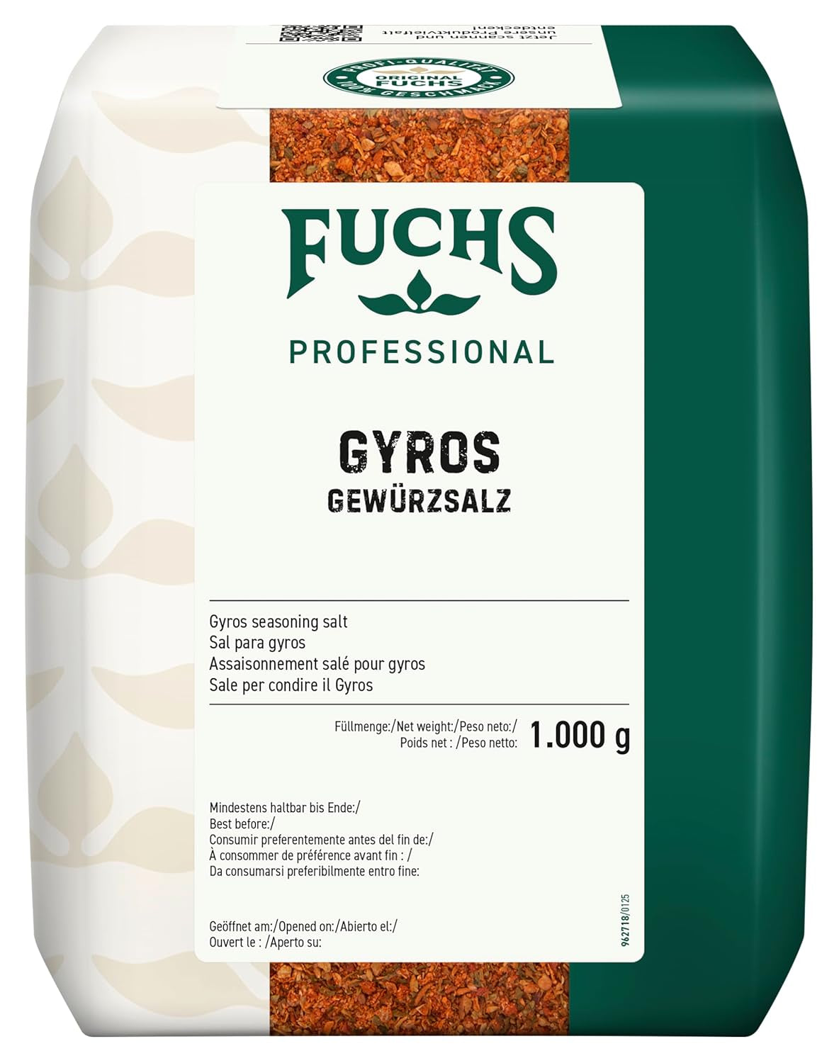 - Gyros Gewürzsalz | Gewürz für Griechische Fleisch-Gerichte | Profi-Qualität für Großverbraucher | 1 kg im genbrugspose