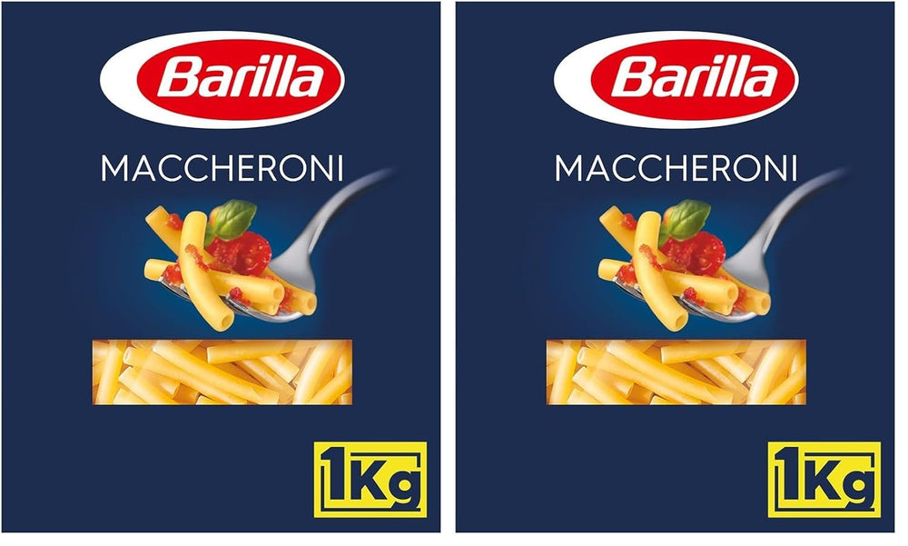Barilla durumhvede pasta Maccheroni n. 44 – Pakke med 1 (1x1 kg)
