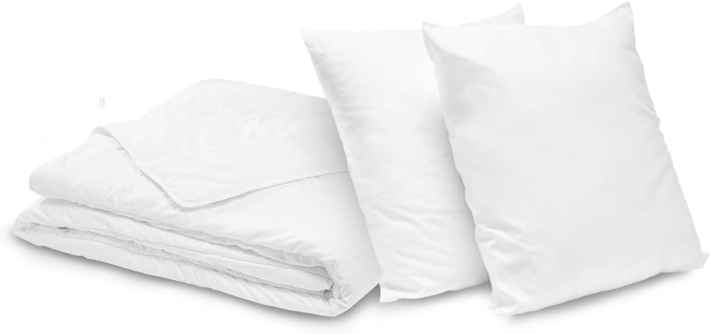 Bleu Calin Home Collection 'Caline' dynepakke til 2 personer 220X240 Cm med 2 puder 60X60 Cm, hvide dyner og dyner Naty Shop