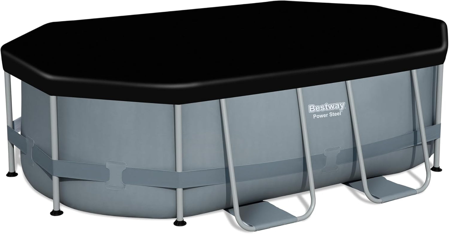 Bestway PVC presenning 305 x 184 cm, sort, oval