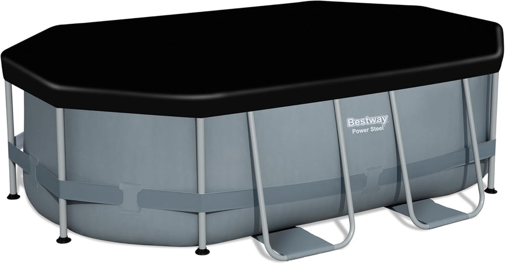 Bestway PVC presenning 305 x 184 cm, sort, oval