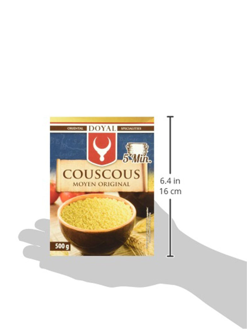 Couscous – Let og luftig couscous med en let nøddesmag – En typisk nordafrikansk specialitet – 1 x 500g
