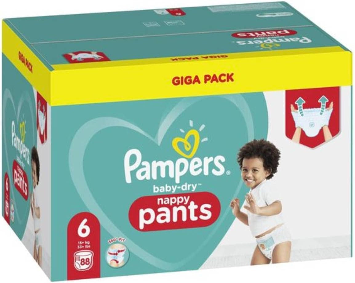 Bleer Pampers 81657566 Baby-Dry Bukser, hvide
