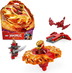 LEGO NINJAGO Kais Drage Spinjitzu Spinner - Action Ninja Legetøj med 2 minifigurer - Lille legesæt til børn - Gaveidé til drenge og piger 6 år gamle 71823 Byggesæt Besuche den LEGO-Store Standardtitel