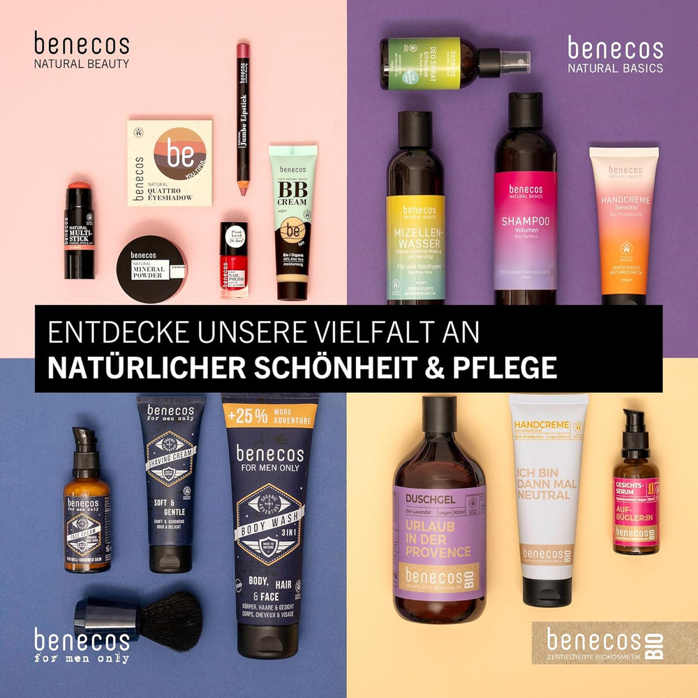 Benecos 20-Free Mysterious Vegan Neglelak - Plantebaseret neglelak - Hurtigttørrende Langtidsholdbar - Vandgennemtrængelig - Biotinberiget - 5ml