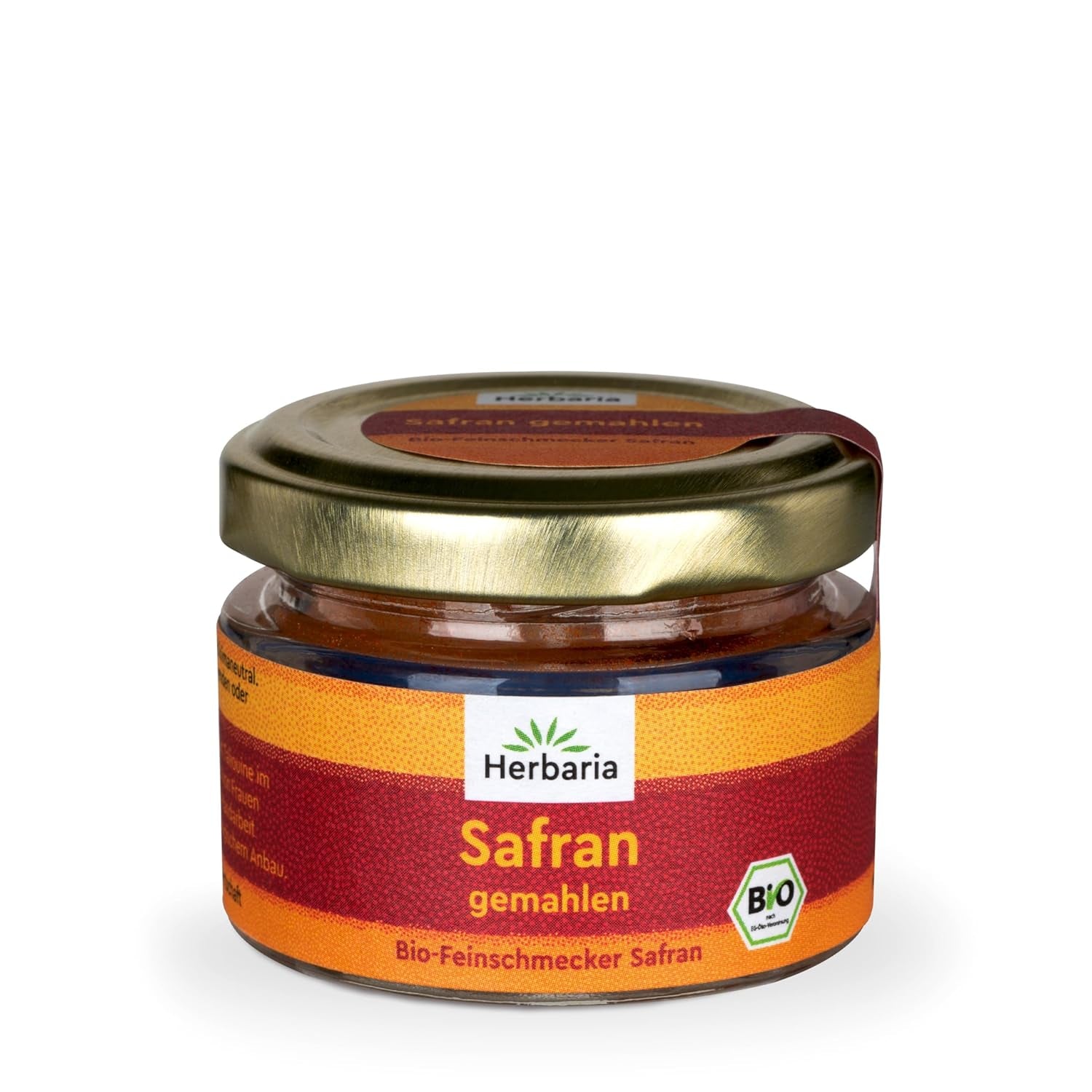 Herbaria Safran-Fäden bio 0,5g im Glas – Bio Saffron-Fäden aus dem bereicht Safran-Ort Taliouine i Marokko – Safranfäden i Premium Bio-Qualität – Saffron Premium - Safran première catégorie
