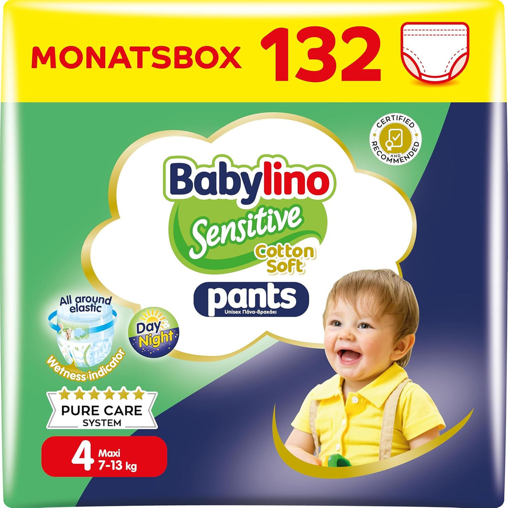 Bleer Sensitive Cotton Soft, str. 4, Bukser Maxi (7-13 kg), 22 stk.