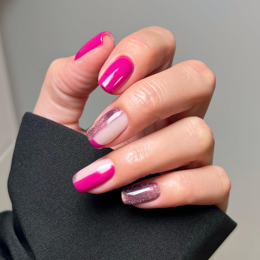 UV neglelak Semilac Hybrid 436 Kraftig Burgundy 7ml Even Better Together Collection