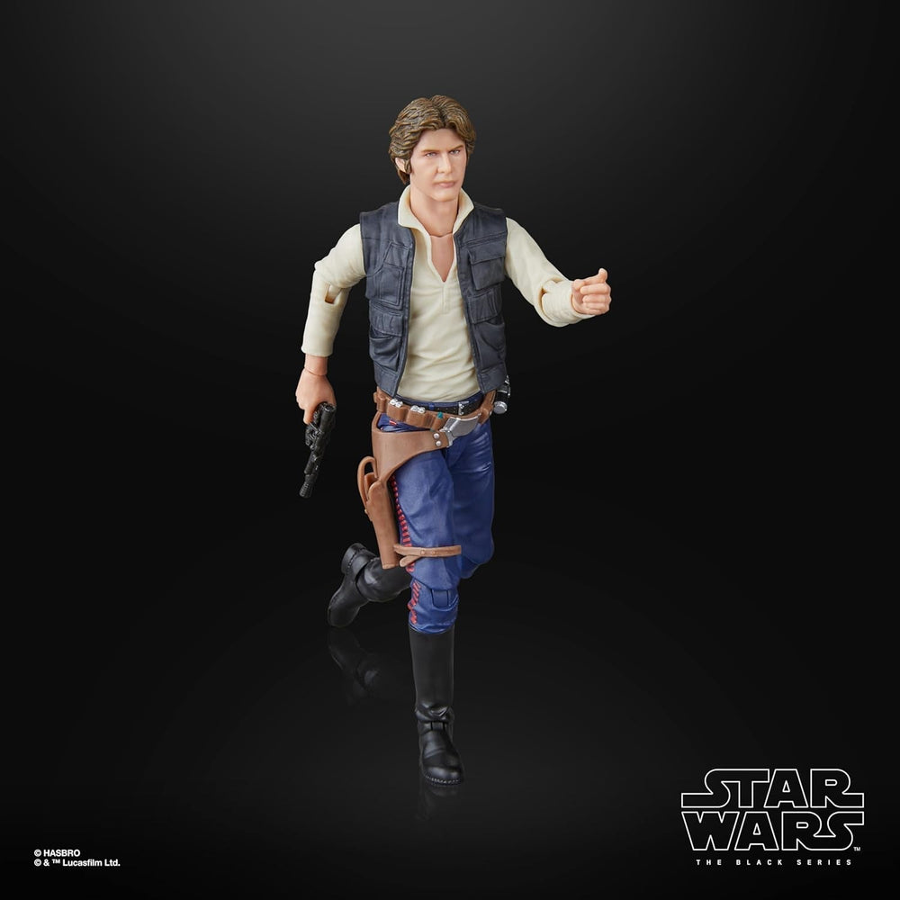 Star Wars The Black Series Han Solo, Star Wars: A Hope Premium Collectible Action Figur (15 cm) Actionfigurer Naty Shop