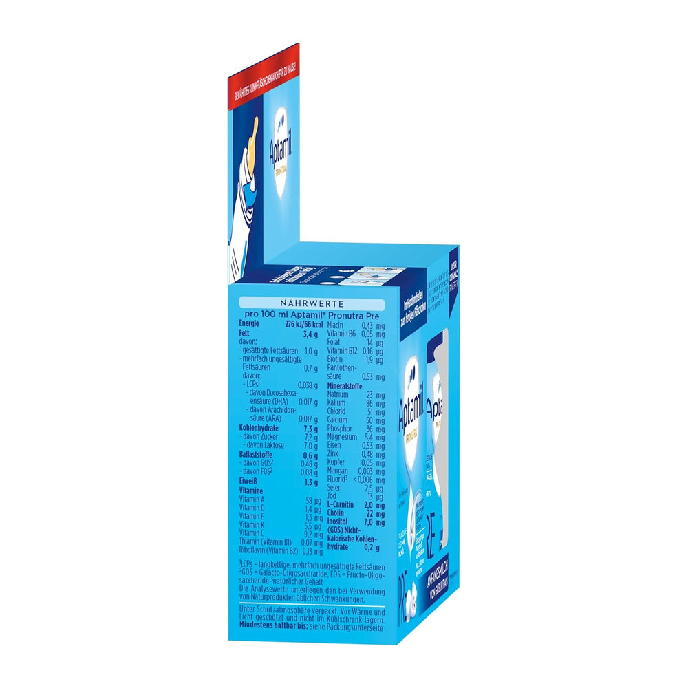 Aptamil Pronutra-ADVANCE PRE, drikkelig, 4x2x90ml (Packung med 4)