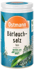 Ostmann Gewürze - Bärlauchsalz | Ideel til Herzhaften Gemüse eller Fleischgerichten Recyclebare, nachfüllbare Streudose | 65 g i Streuer