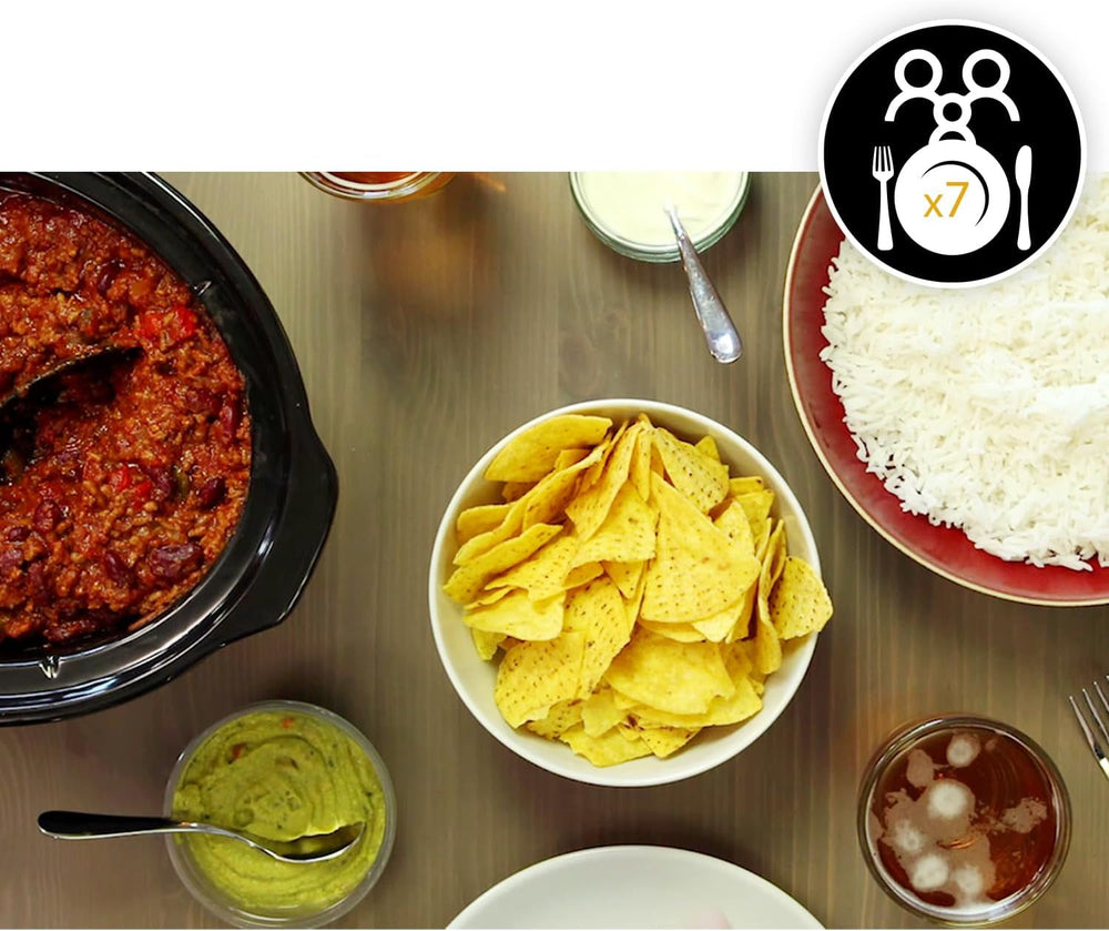 Crockpot, Slow Cooker elektronisk, 5,7 L (5-6 personer) Slow Cooker Naty Shop