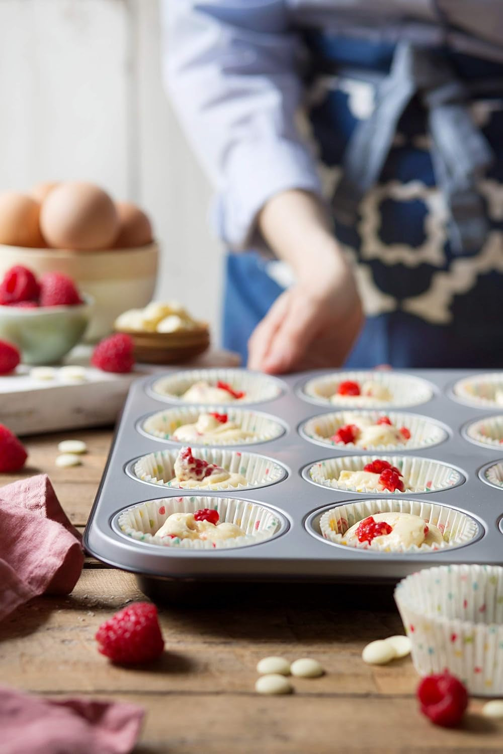 0062750 bradepande til 12 muffins Forme og plader til bagning Naty Shop