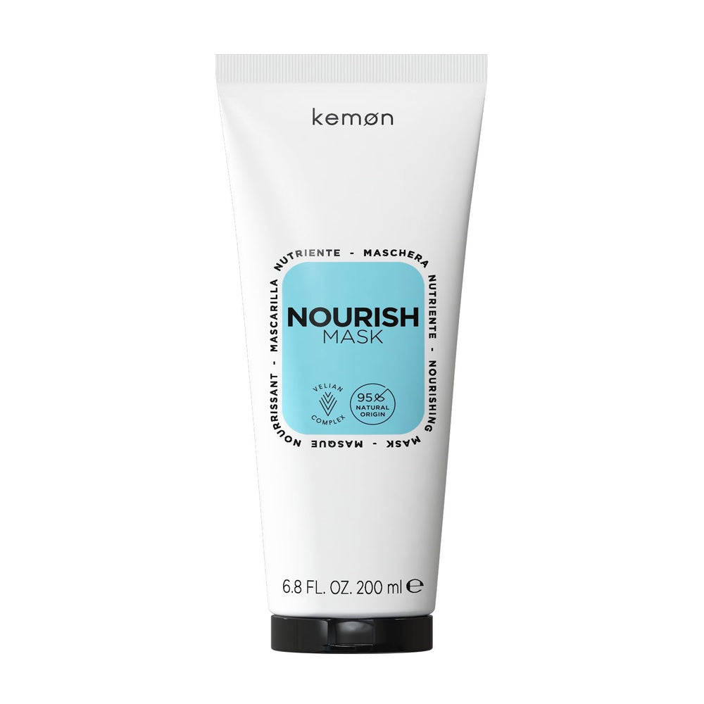 Kemon - Nourish Mask, mască hrănitoare pentru păr fragil, uscat și creț, pe bază de unt de shea, promovează descurcarea, pentru păr moale, 200 ml Masca de par Naty Shop Titlu implicit