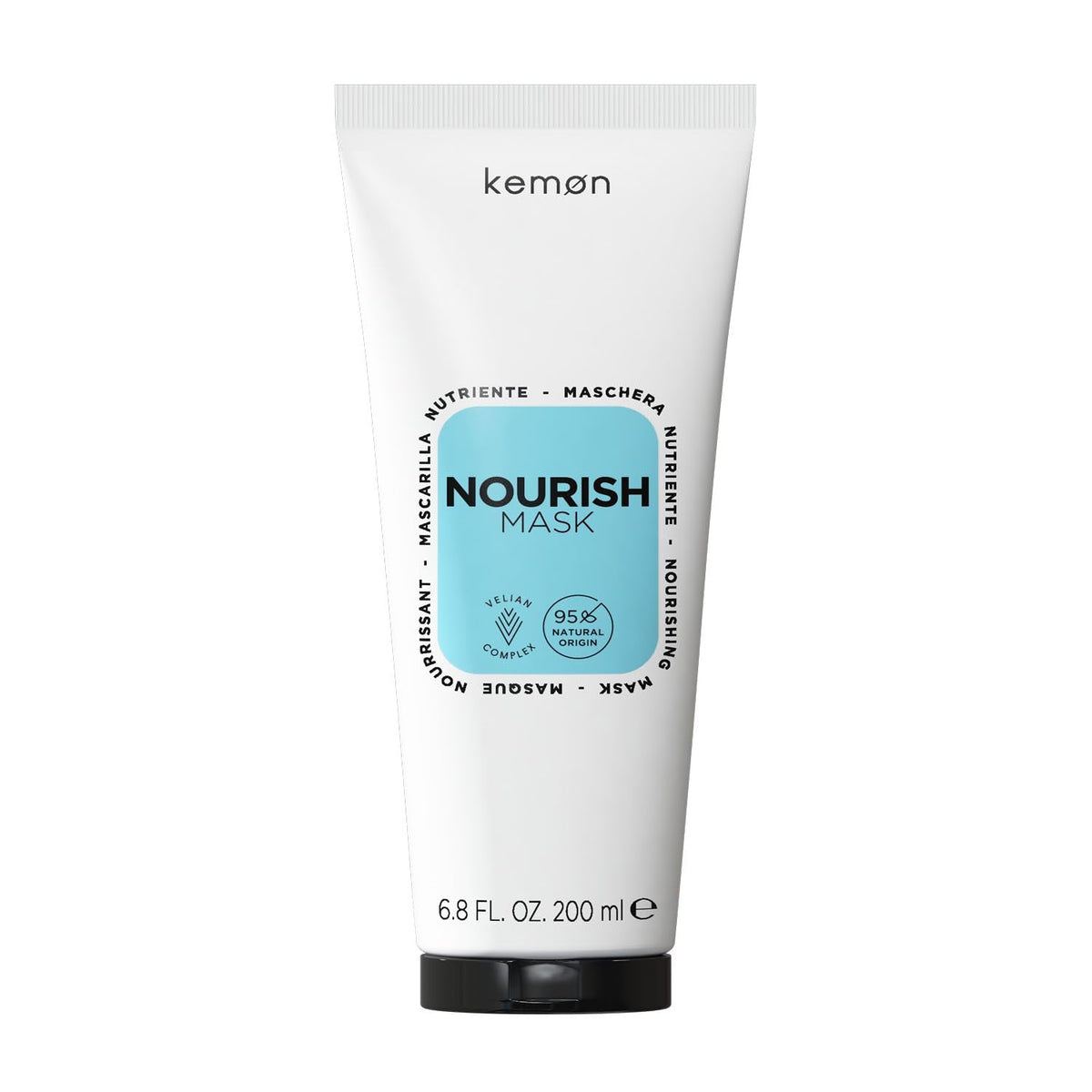 Kemon - Nourish Mask, mască hrănitoare pentru păr fragil, uscat și creț, pe bază de unt de shea, promovează descurcarea, pentru păr moale, 200 ml Masca de par Naty Shop Titlu implicit