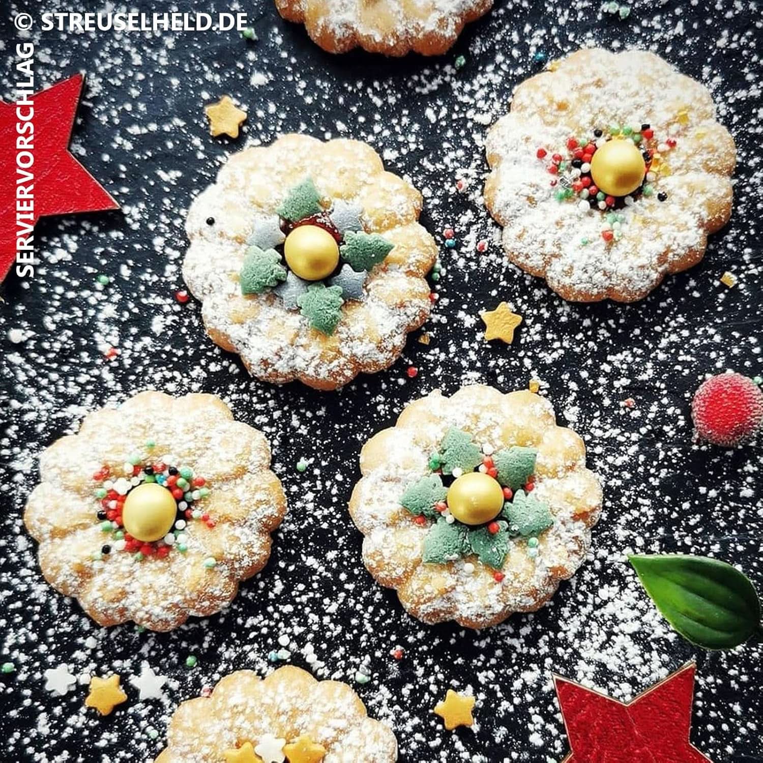 Juletemadrys, 40 gram Sprinkles Naty Shop