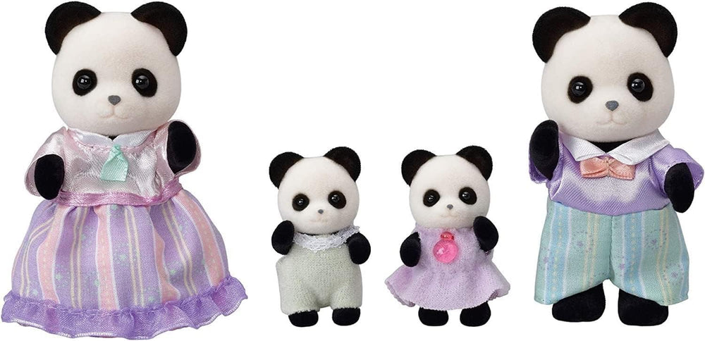 Sylvanian Families L5529 Familia Panda - Figurine pentru casă de păpuși