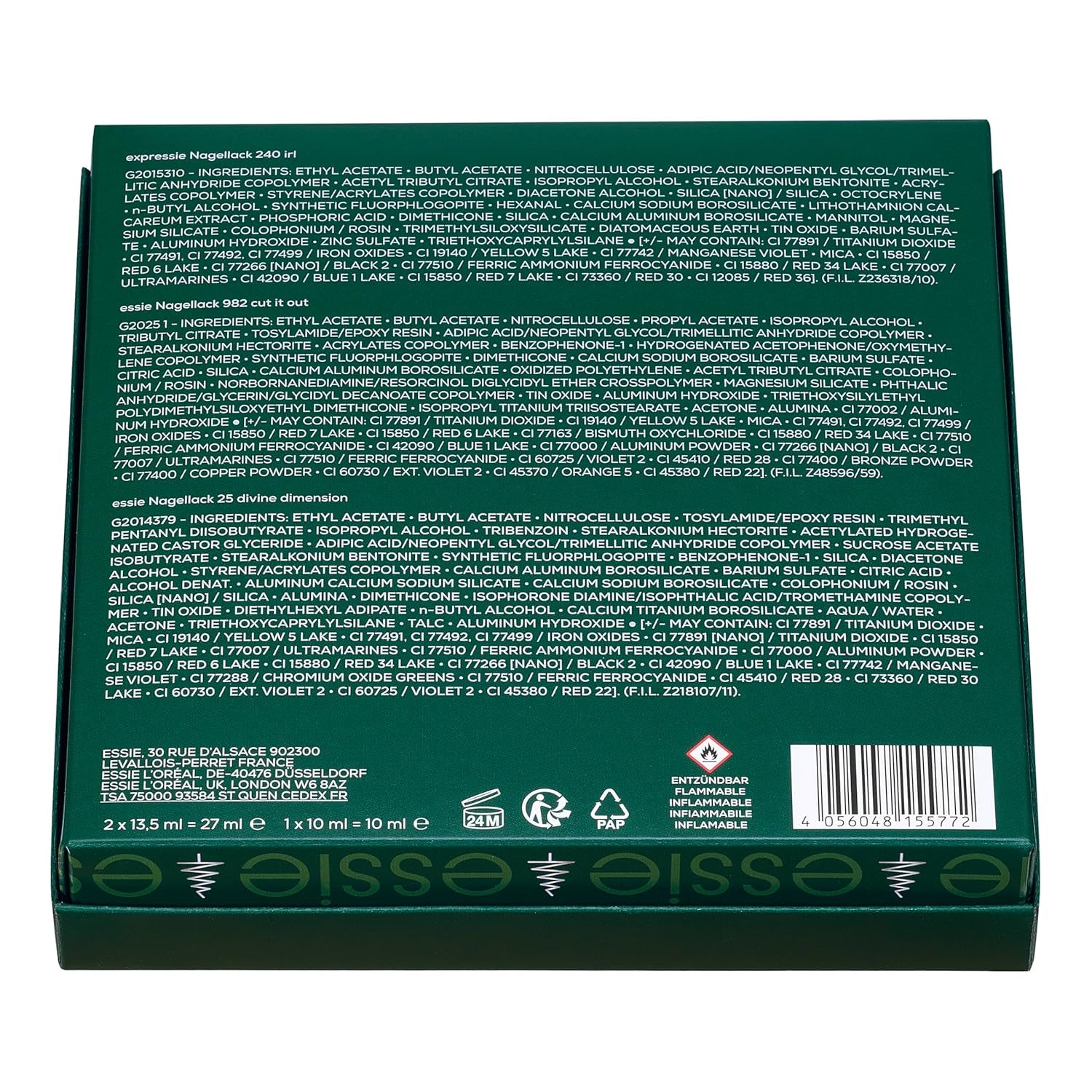 Essie Christmas Nail Art Set 2025 til festlige looks