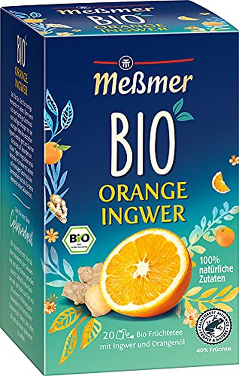 Meßmer Bio Rote Beeren | Ingrediente 100% naturale | 20 pliculețe de ceai | Vegan | Fără gluten | Fără lactoză
