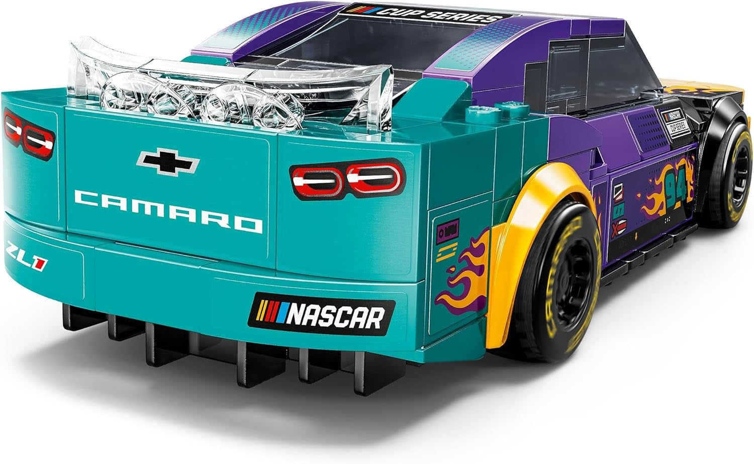 LEGO Speed Champions NASCAR Next Gen Chevrolet Camaro ZL1 Legetøjsbil; Racerbil bygge- og legesæt; Gave til drenge og piger over 9 år 76935 Byggesæt Besuche den LEGO-Store