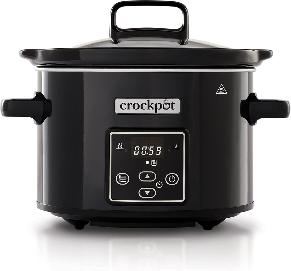 Slow cooker digital Crockpot, holde varm funktion, 2,4 liter (1-2 personer) Slow Cooker Naty Shop Standard titel