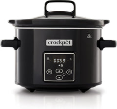 Slow cooker digital Crockpot, holde varm funktion, 2,4 liter (1-2 personer) Slow Cooker Naty Shop Standard titel