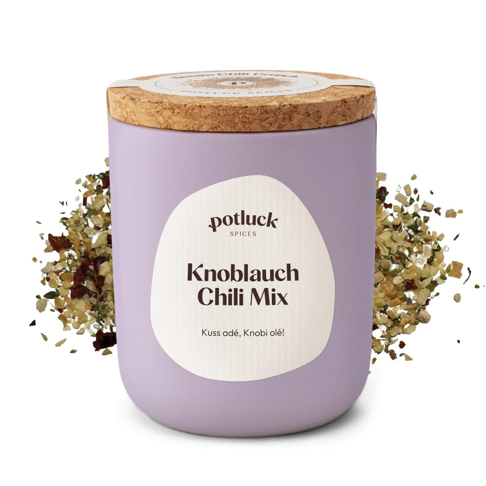 Potluck | Stullen Spice | Gewürzzubereitung im Keramiktopf | 60 g | Vegansk, glutenfri og med naturlige ingredienser