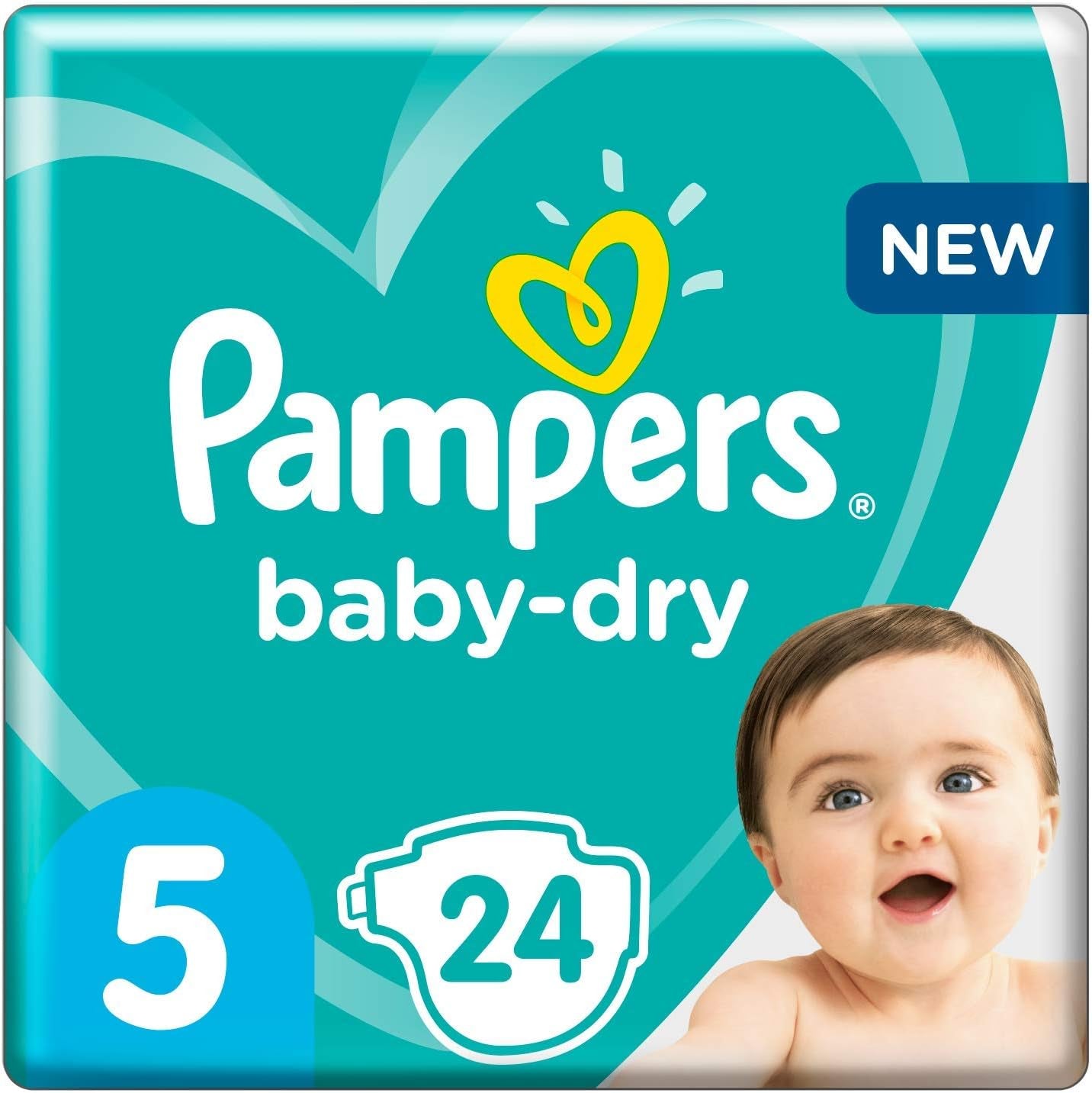 Pampers bleer til baby str. 5 (11-16 kg), 24 stk., op til 12 timers beskyttelse mod lækager