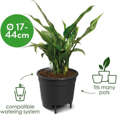 Sistem de auto-udare elho 36 - Accesorii și accesorii de interior - Ø 36,0 x Î 34,5 cm - Negru/Negru viu