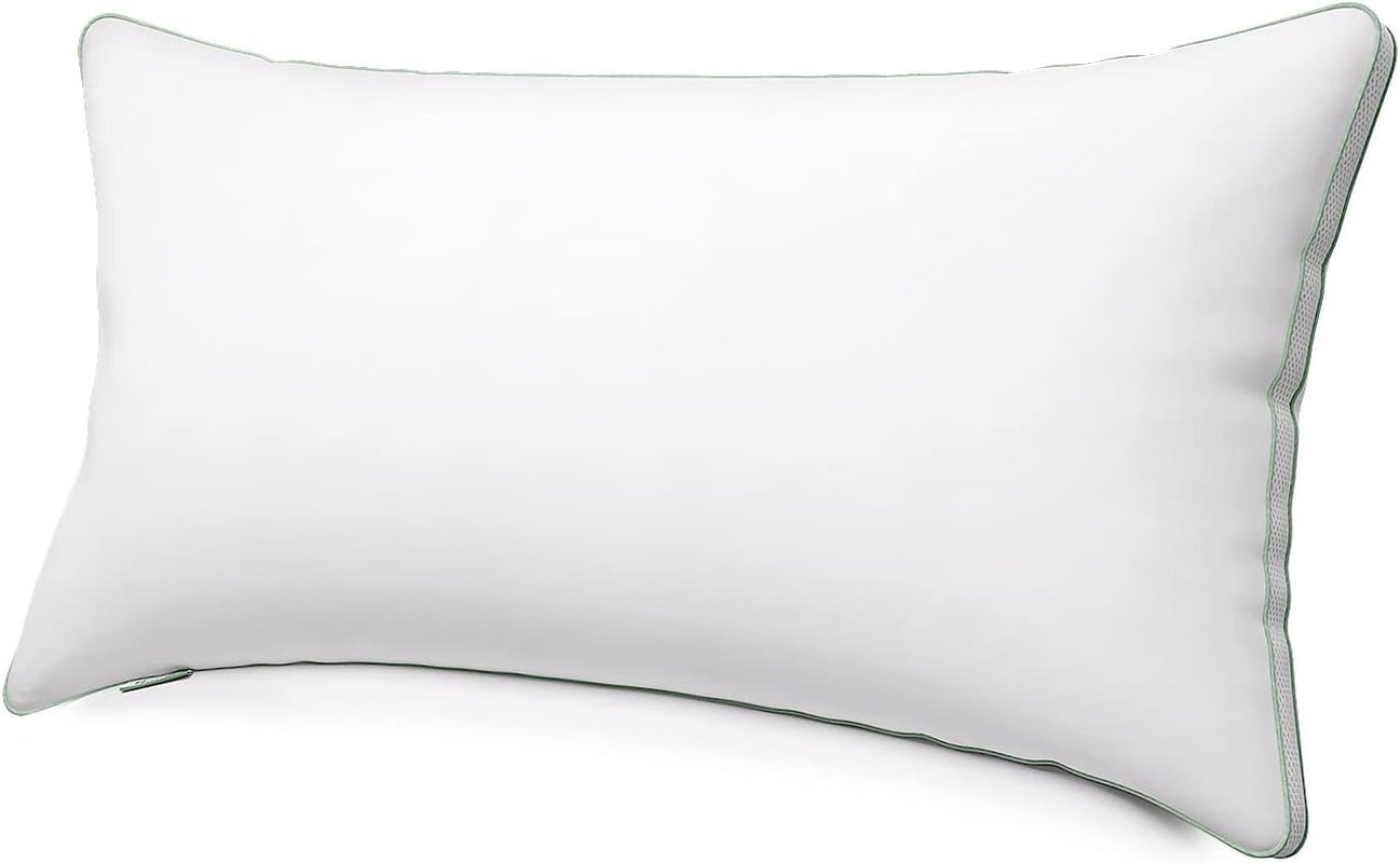 Novilla Pillow 65X65 Set de 2, 2800G (1400Gx2) Pernă reglabilă în înălțime Pernă pătrată de dormit Pernă albă de pat cu zip față de pernă lavabilă Perne standard Naty Shop Seria 11 45X74Cm (1 bucată)
