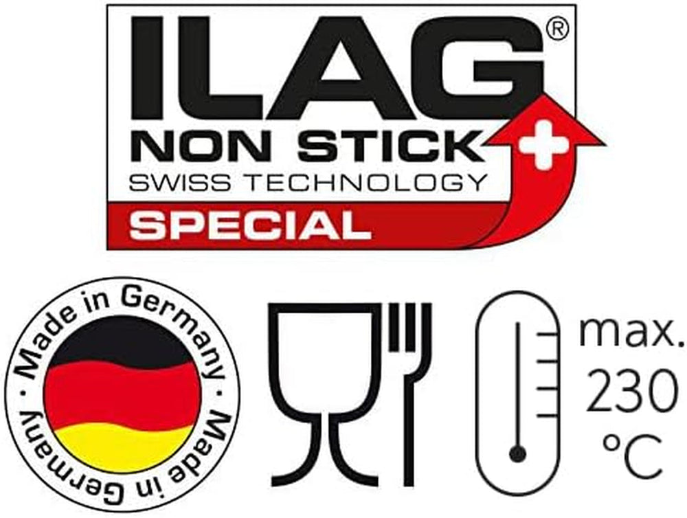 Chg Backform, ILAG Special 2-Schicht Antihaftbeschichtung, Sonstige, Jewells Ca. 28,5 X 23 X 4 cm, 9878-41, Jewells Ca. 28,5 X 23,0 X 4,0 Cm Bageforme og plader Naty Shop