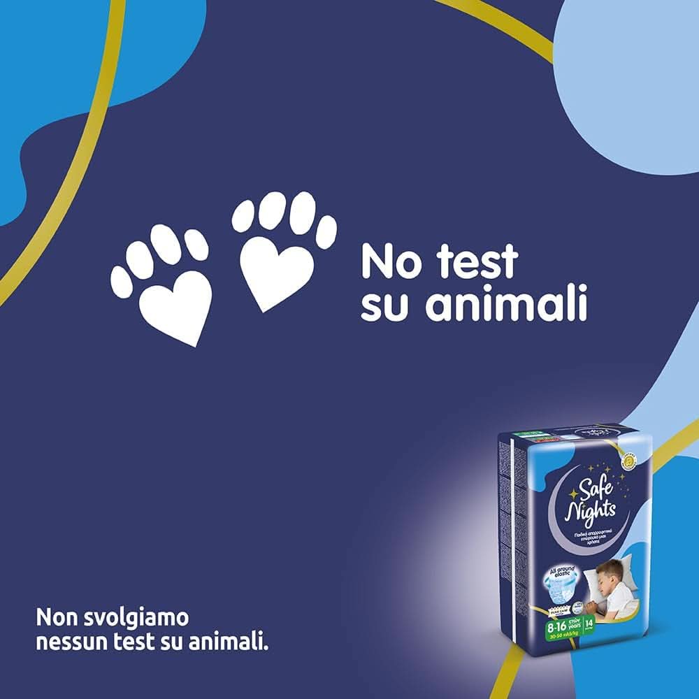 Safe Nights Boy, bleer til natten, forskellige størrelser Mother and Child Naty Shop