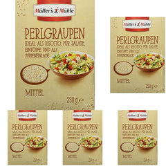Müllers Mühle perlebyg, 250 g (pakke med 5)