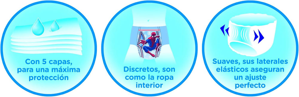 Huggies DryNites Nattøj til piger, 3-5 år (16-23 kg), 2 x 16 stk.