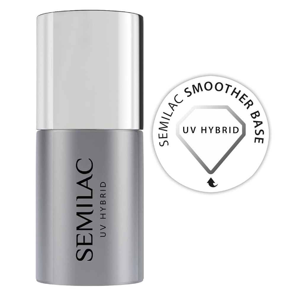 Semilac Pure & Clean UV neglelak base 7ml – Selvnivellerende hybrid base til følsomme negle