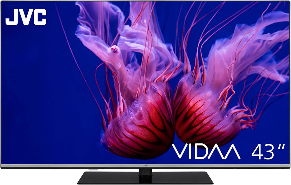Televizor JVC LT-40VF4455 de 40 de inci, televizor Full HD cu diagonală de ecran de 102 cm și tuner triplu integrat, televizor LED negru
