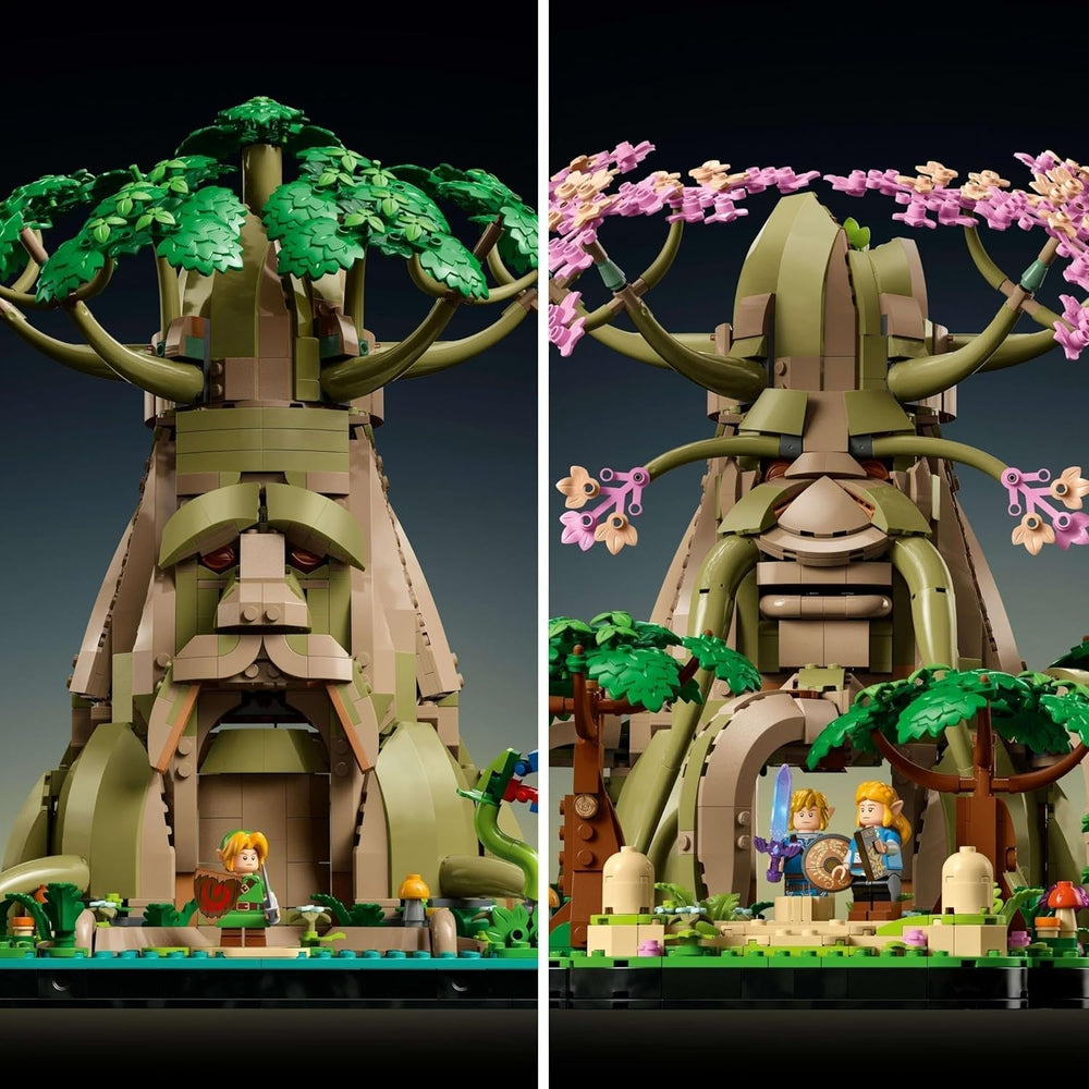 LEGO The Legend of Zelda Deku Tree 2-I-1 - samlerstykke med prinsesse Zelda og 3 Link minifigurer - byggesæt til voksne og gaveidé til videospilsfans - 77092 Byggesæt Besuche den LEGO-Store