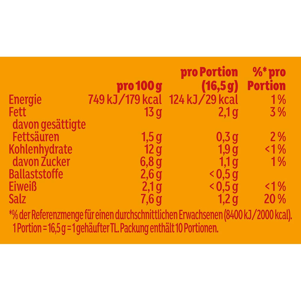 Knorr Schnell gewürzt Kochpaste Getrocknete Tomato & Mediterranean Kräuter einfach & schnell für en besons intensiveen, geballten Gesmack 165 g