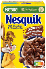Nesquik Nestlé Nesquik sprød morgenmad, korn med chokolade og fuldkorn, 1 pakke (1 x 330 g)