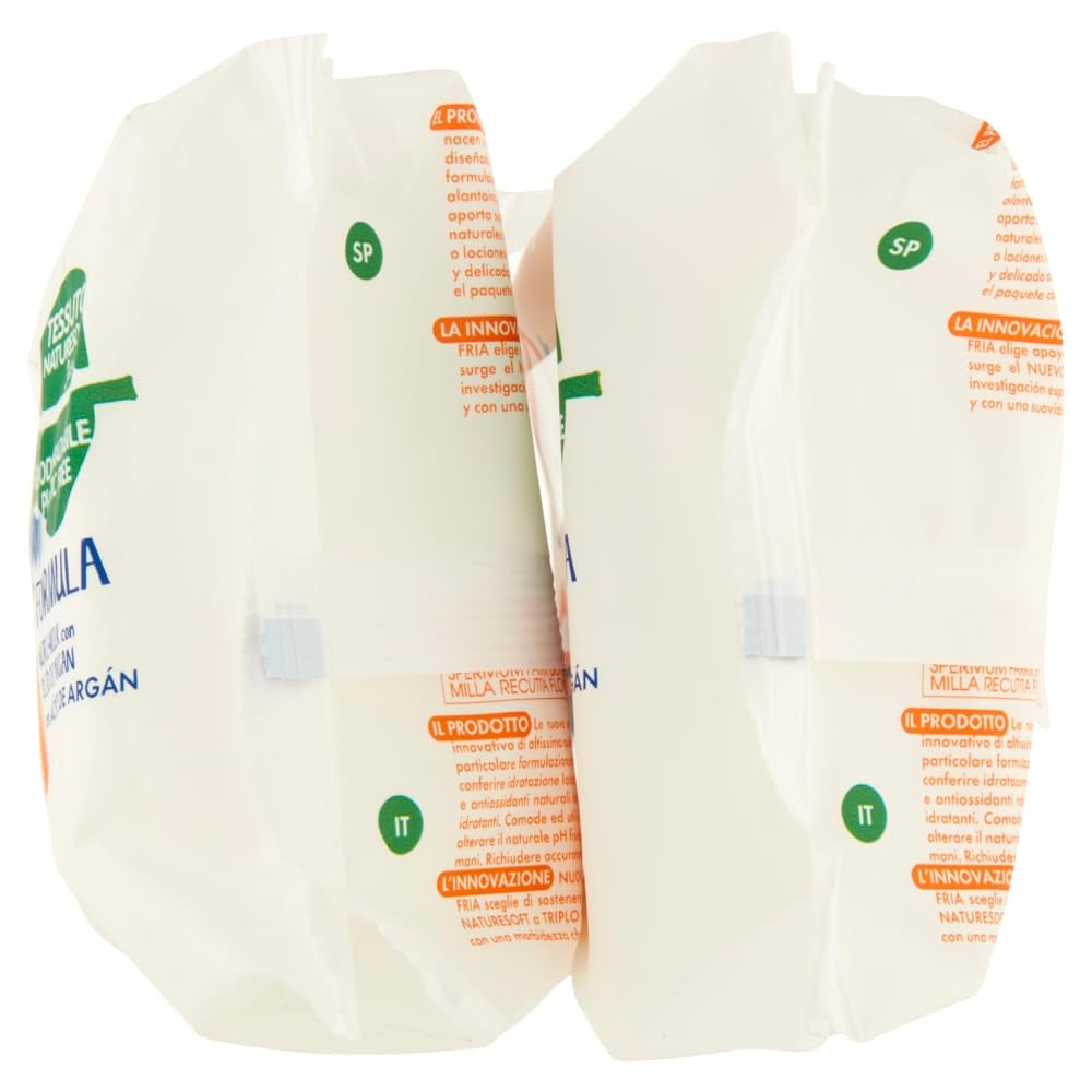 Vådservietter, pakke med 2 (144 servietter)