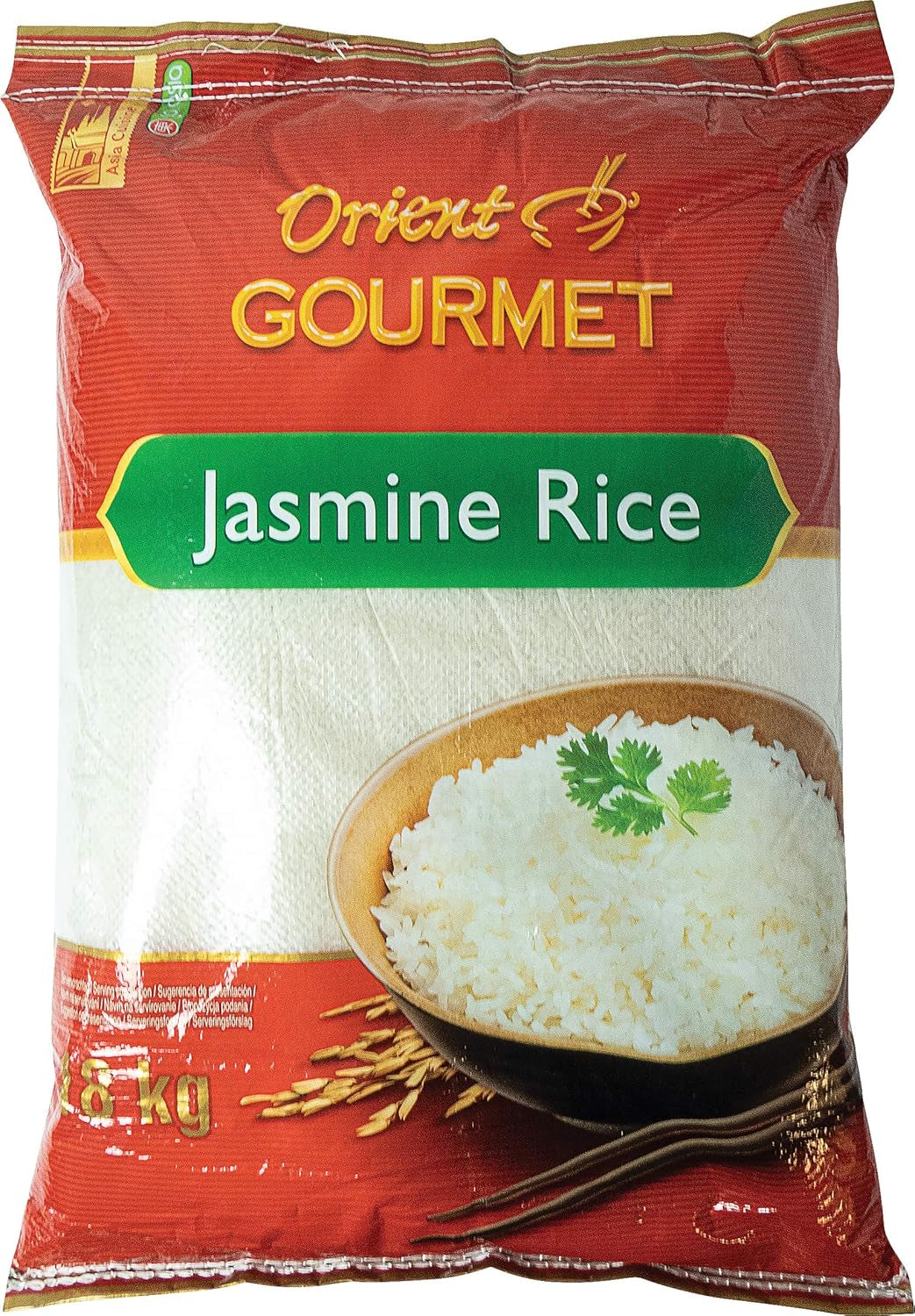 GOURMET Jasmin 100% ris, langkornet, 18 kg