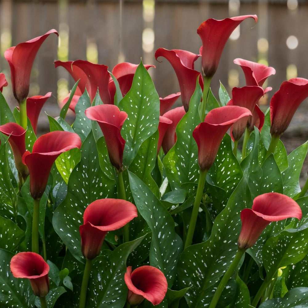 Calla Bulbs Hardy Staude - Zantedeschia Orange Passion (Orange) - 5 store blomsterløg - Ægte Hollandske planter - Til have og krukker (ikke frø, ikke kunstige)