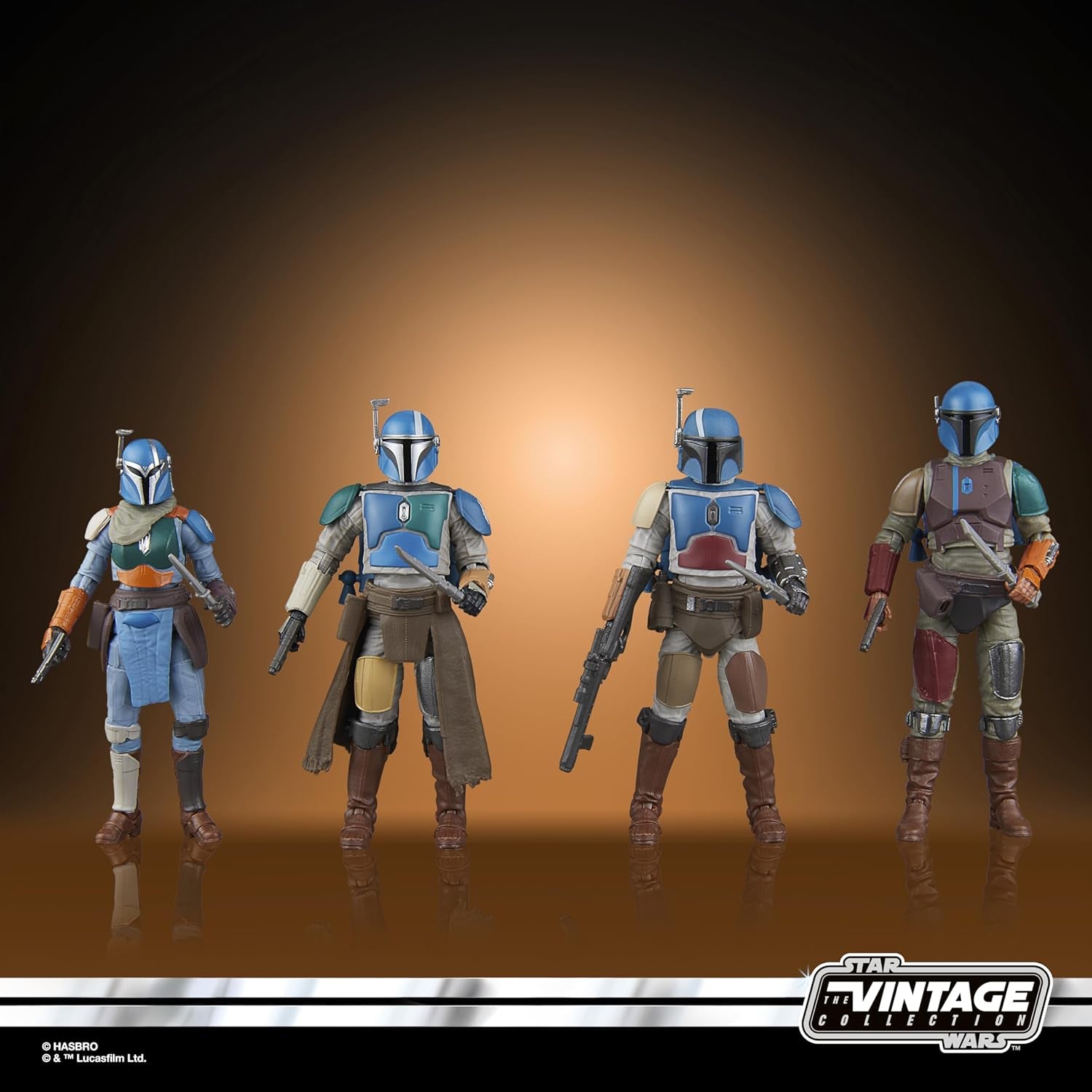 Star Wars Colecția Vintage Mandalorian Shriek-Hawk, 4-Pack Mandalorian, Scala 9.5 Cm Action figures Naty Shop