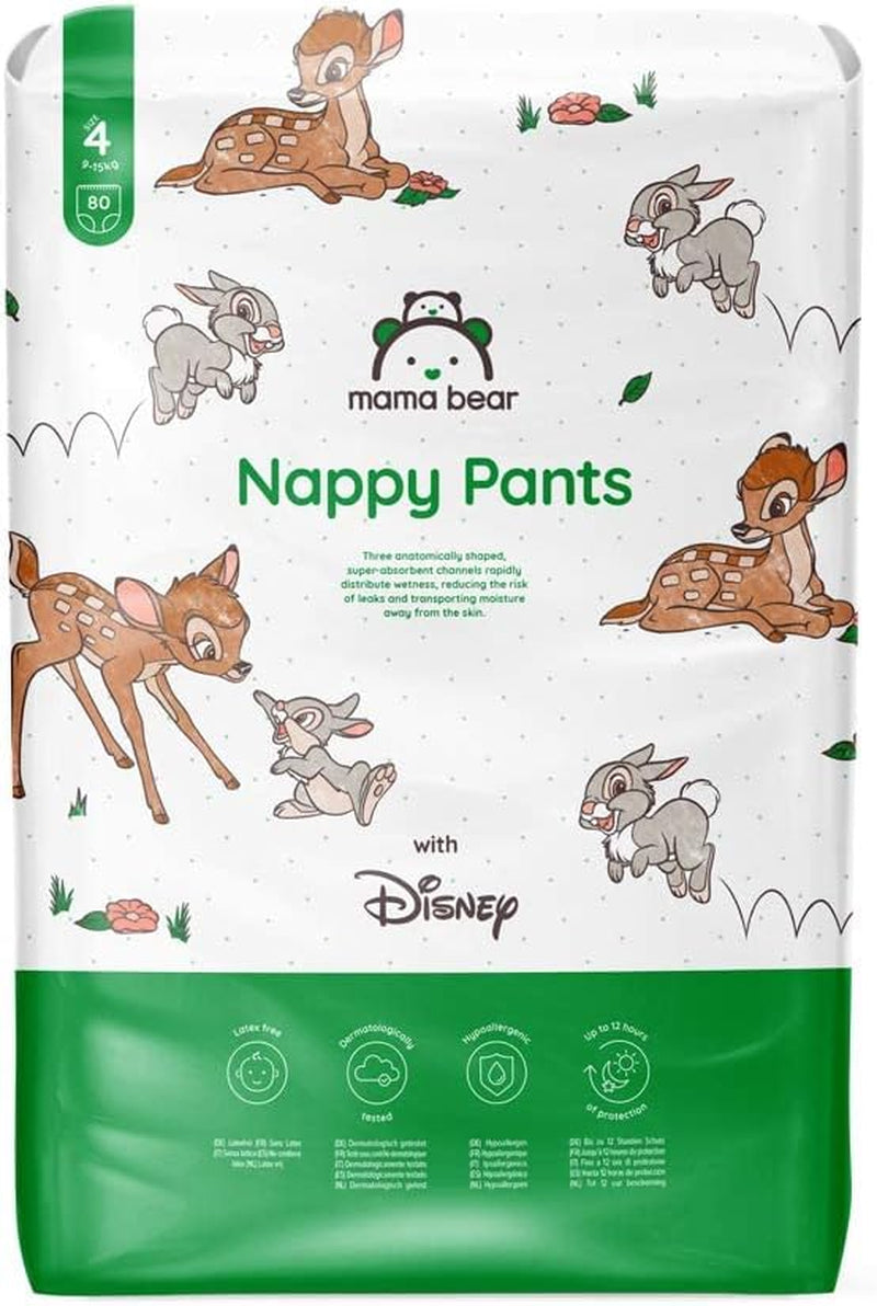 Amazon-mærke: Mama Bear Disney-bleer, størrelse 5 (12-17 kg) - Månedlig æske, hvid, 140 stykker (2 pakker af 70)