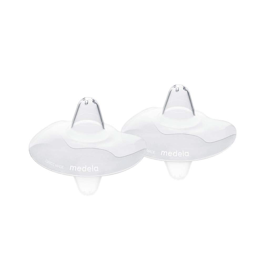 Medela Contact Brusthütchen – Bpa-Frei – Aus Ultradünnem, Weichem Silikon – Inklusive 2 Brusthütchen Und Etui – 20 Mm, Medium Accesorii Hrana si Alaptare Bebe Naty Shop