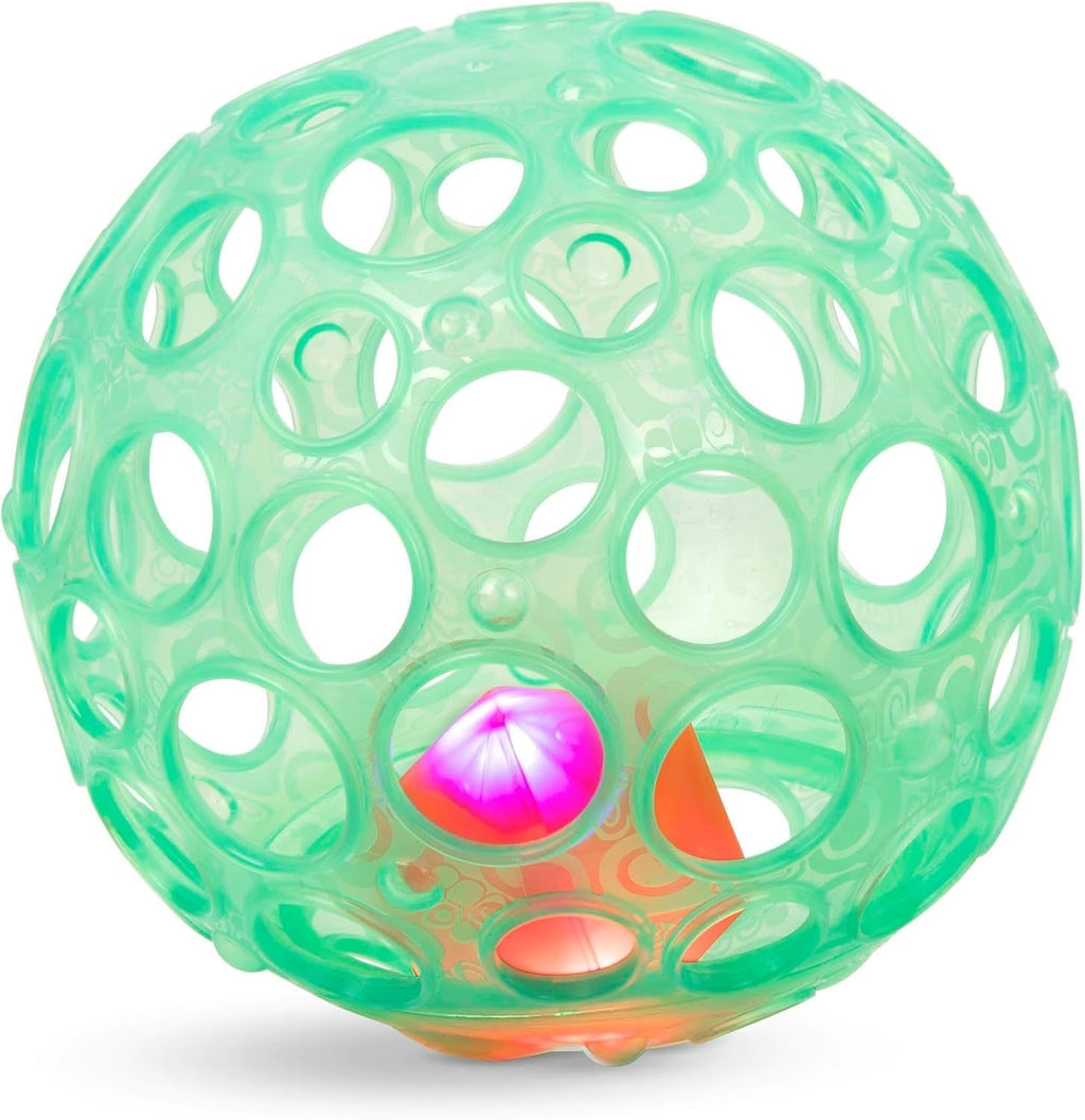 B. toys Jucărie pentru copii Jucărie pentru copii, jucărie pentru abilități motorii cu lumină - jucărie pentru copii pentru nou-născuți, fete și băieți de la 0 luni, fără PVC Jucarii Bebe Naty Shop Minge cu lumină