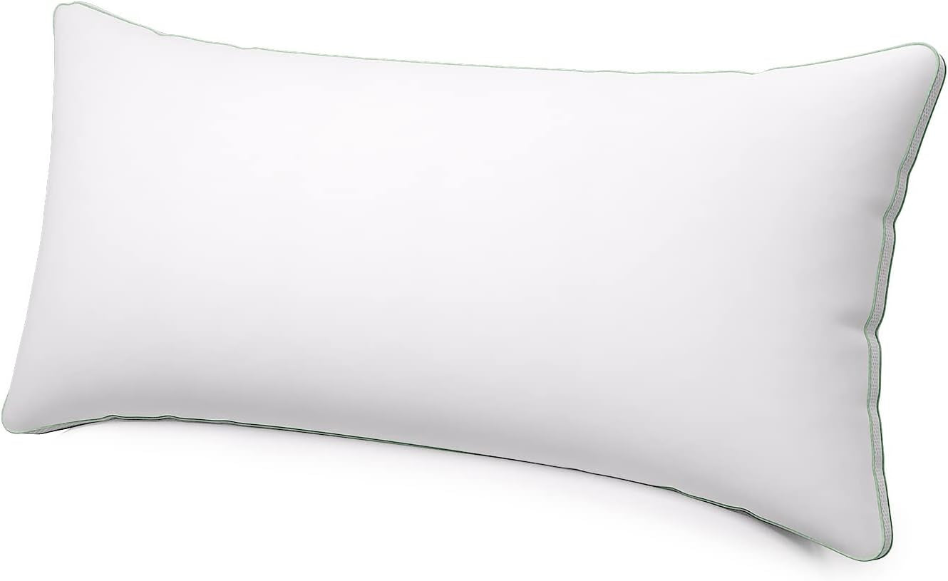 Novilla Pillow 65X65 Set de 2, 2800G (1400Gx2) Pernă reglabilă în înălțime Pernă pătrată de dormit Pernă albă de pat cu zip față de pernă lavabilă Perne standard Naty Shop Seria 11 40X80Cm (1 bucată)