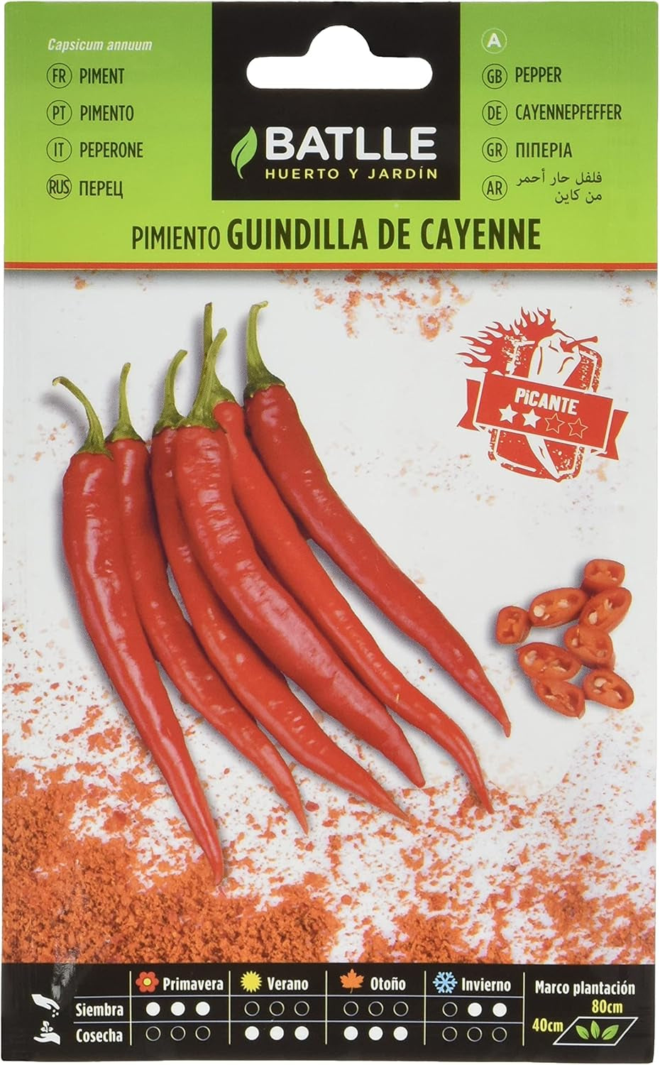 Batlle Gemüsesamen - Chili Paprika - Pimiento Padrón (150 Samen)